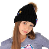 Pom Beanie Shooting Star Heart Star - Denny's