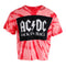 Youth Tee with ACDC on Back in Black - Denny's