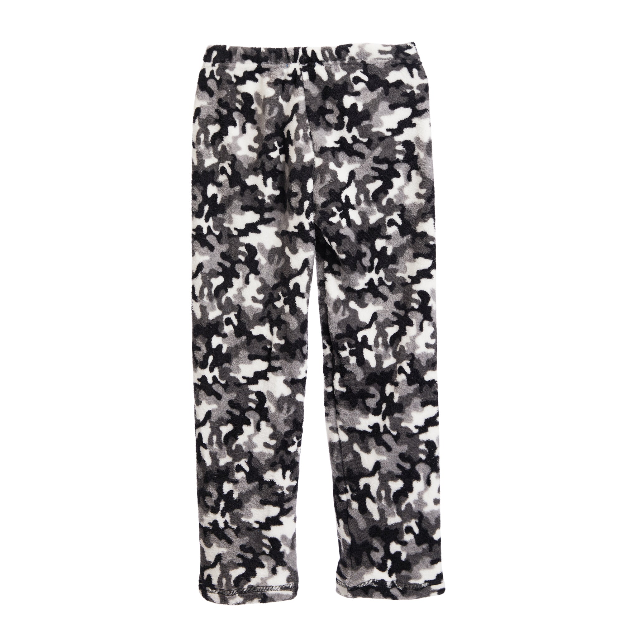 Black Camo Fuzzy Pant - Denny's