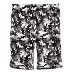 Black Camo Fuzzy Short - Denny's