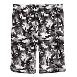 Black Camo Fuzzy Short - Denny's