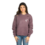 White Lightning Bolt Sweatshirt - Denny's