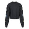 Evil Eye On Sleeves Crop Sweatshirt - Denny's