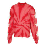White Stars Bleach Crop Sweatshirt - Denny's