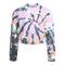 Reverse Tie Dye Crop Sweatshirt - Denny's