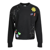 Splatter And Patches Cut Sweatshirt - Denny's