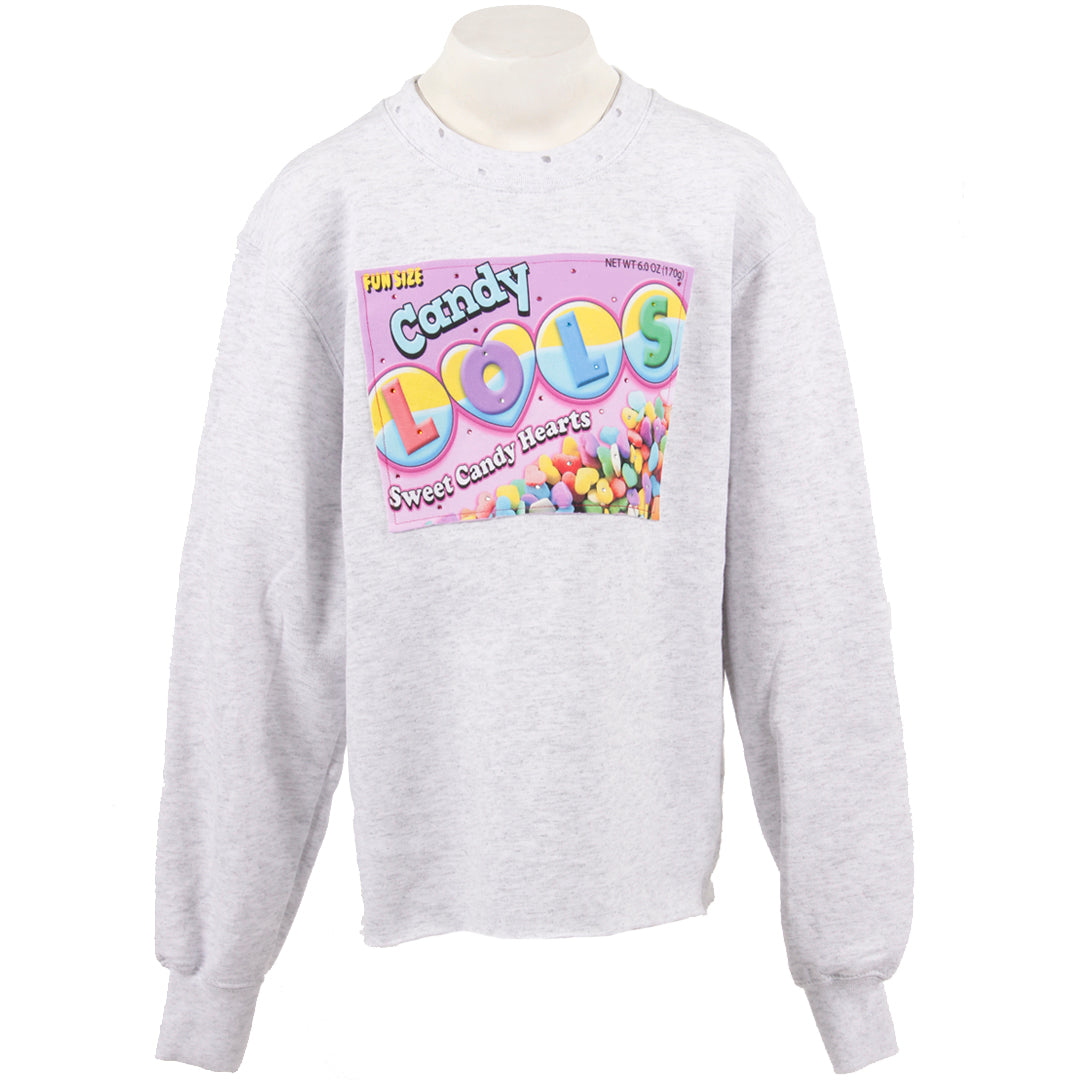 Crew Sweatshirt with LOL Candy Patch - Denny's