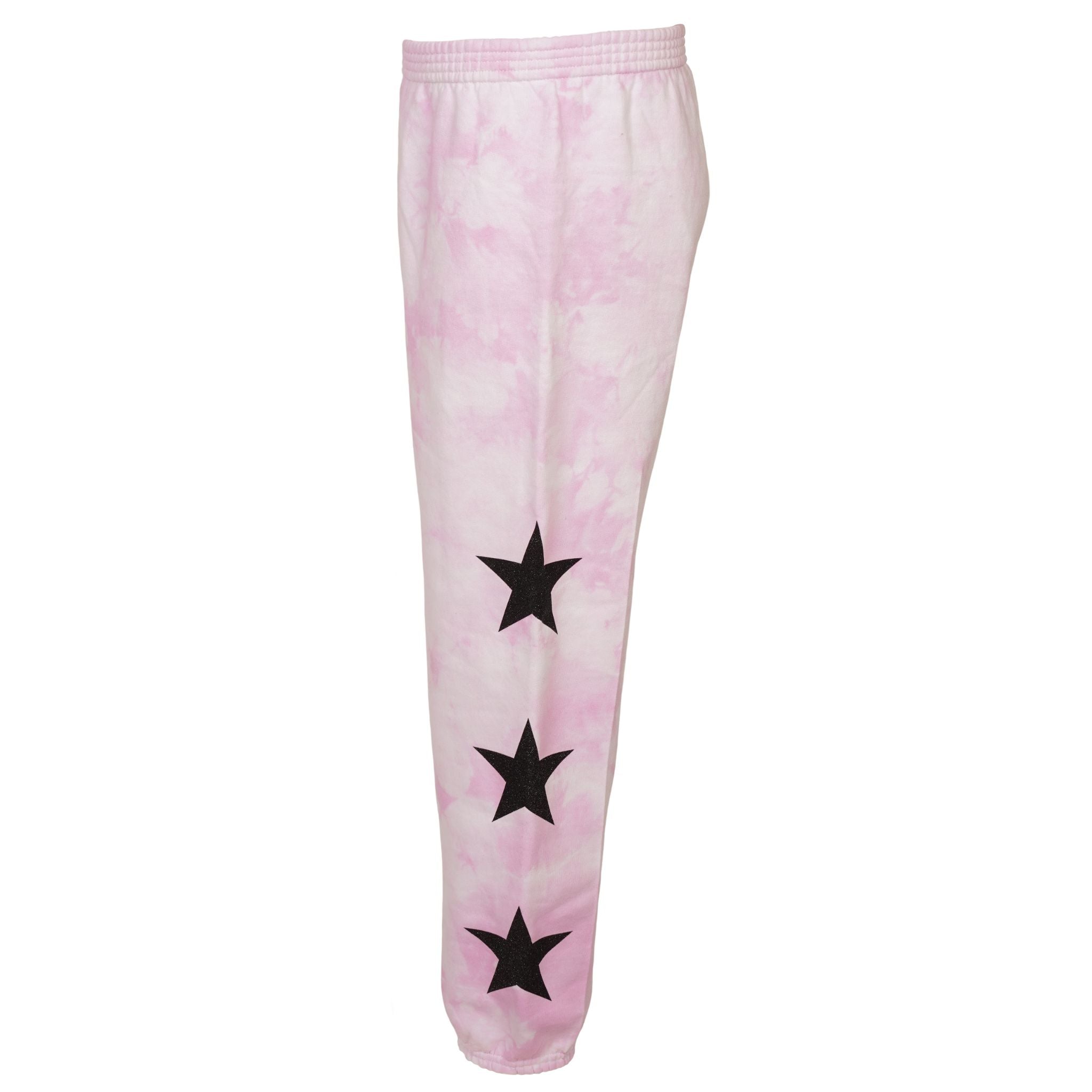 Black Stars Rose Tie Dye Sweatpant - Denny's