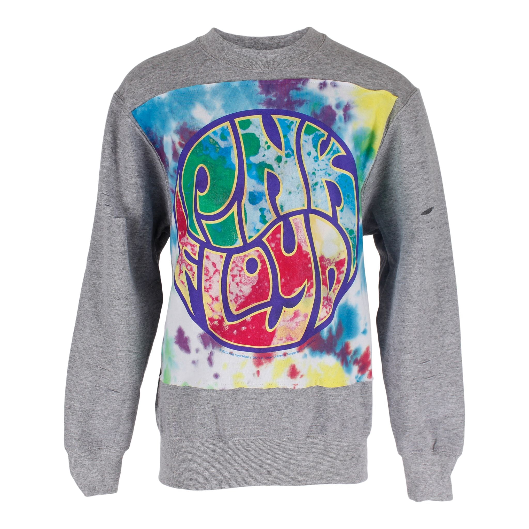 Crewneck Sweatshirt with Pink Floyd Tie Dye - Denny's