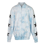 Black Stars Tie Dye Zip Jacket - Denny's