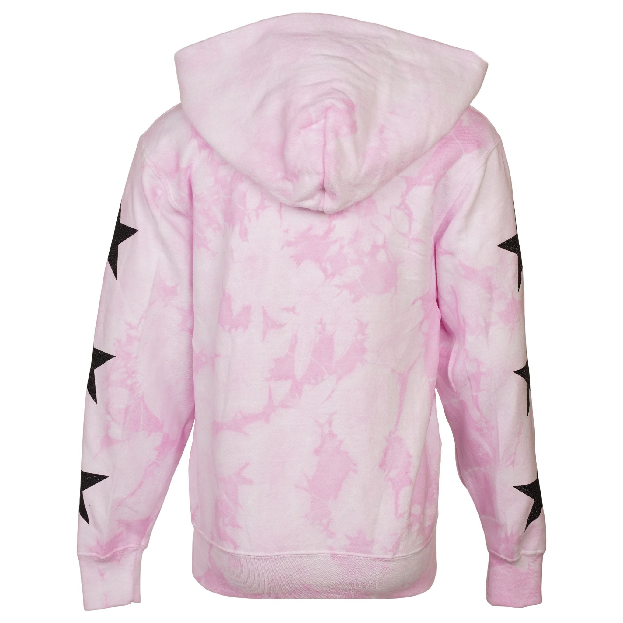 Black Stars Tie Dye Zip Jacket - Denny's