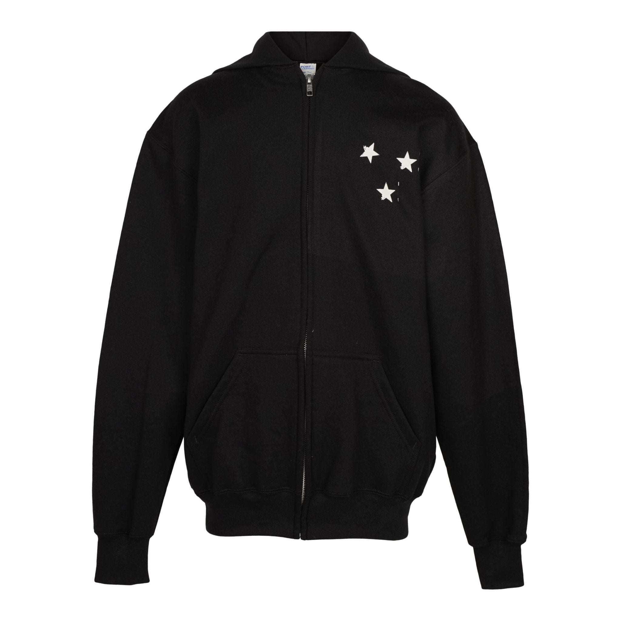 Peace and Love Heart Zip Hoodie - Denny's