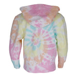 Pastel Tie Dye Zip Sweatshirt - Denny's