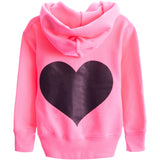 Black Heart & Stones Zip Hoodie - Denny's