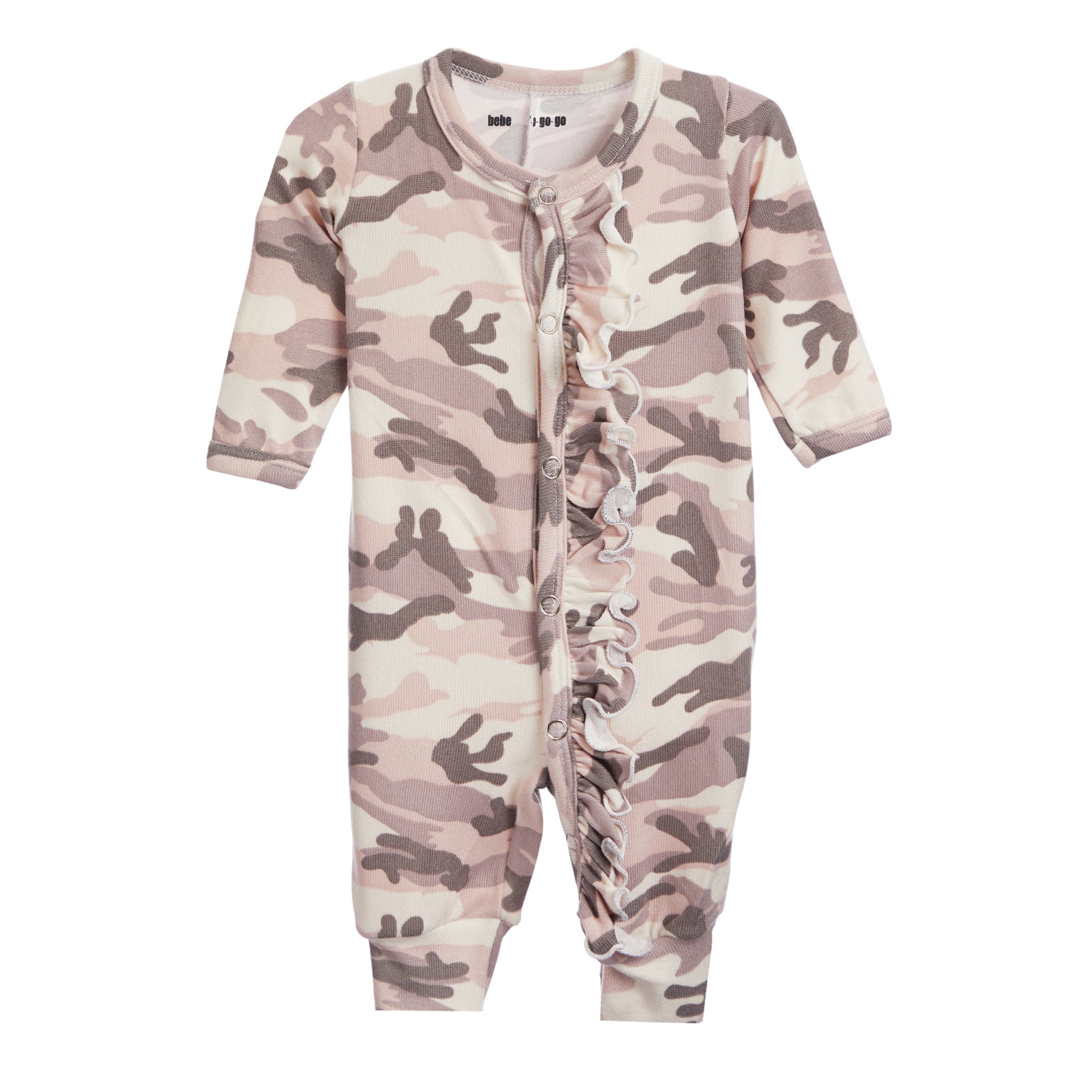 Pink Camo Ruffle Union Suit - Denny's