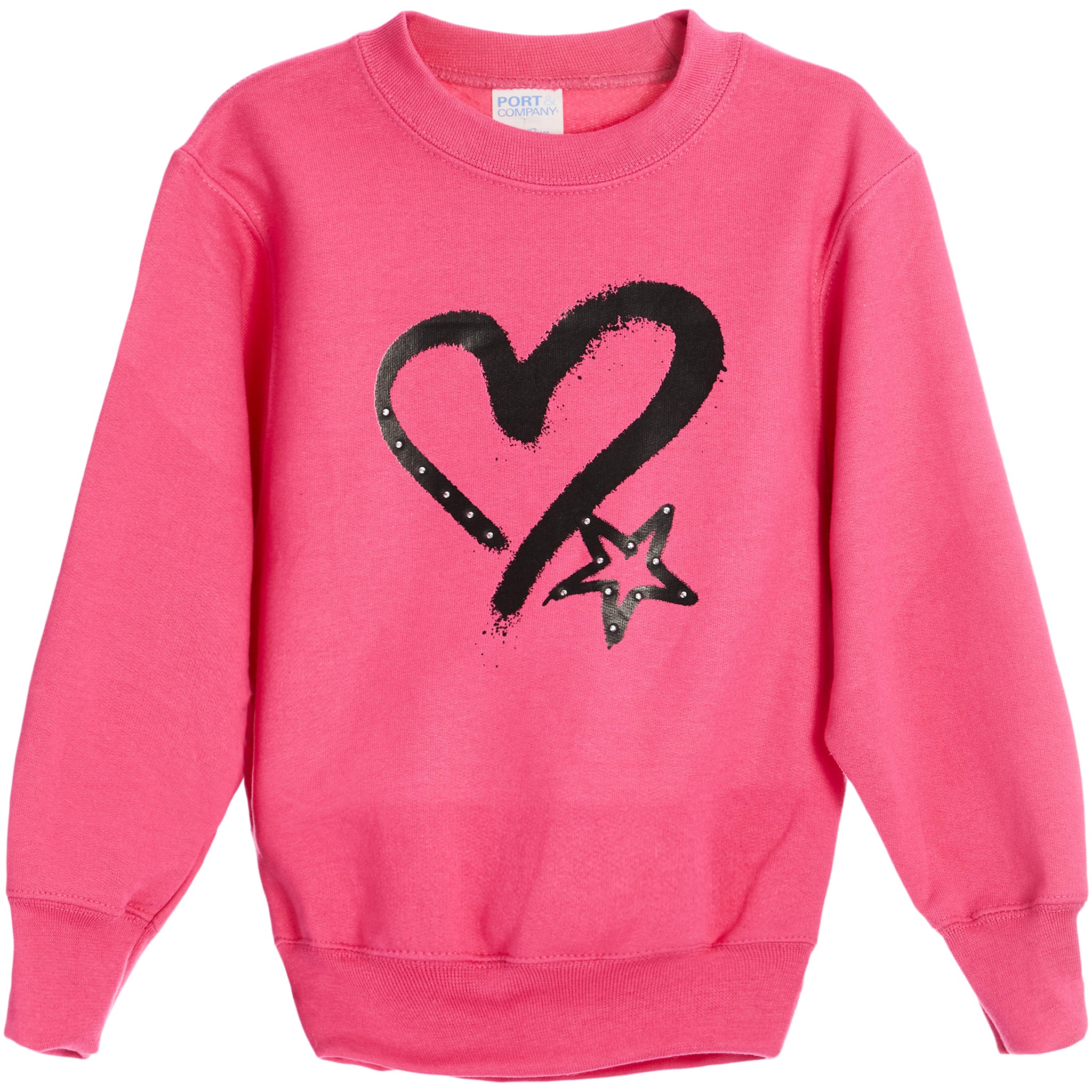 Spray Heart Star & Stones Sweatshirt - Denny's