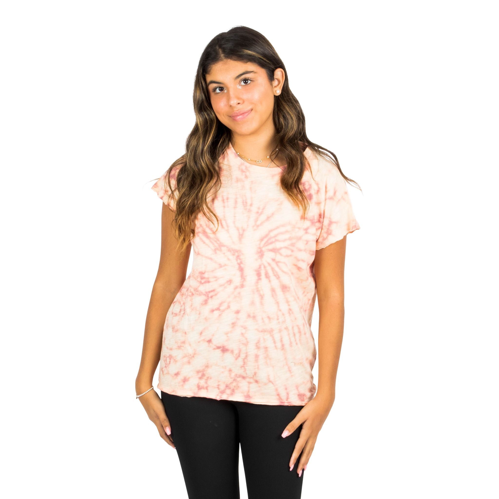 Penny Sienna Swirl Tie Dye Tee - Denny's