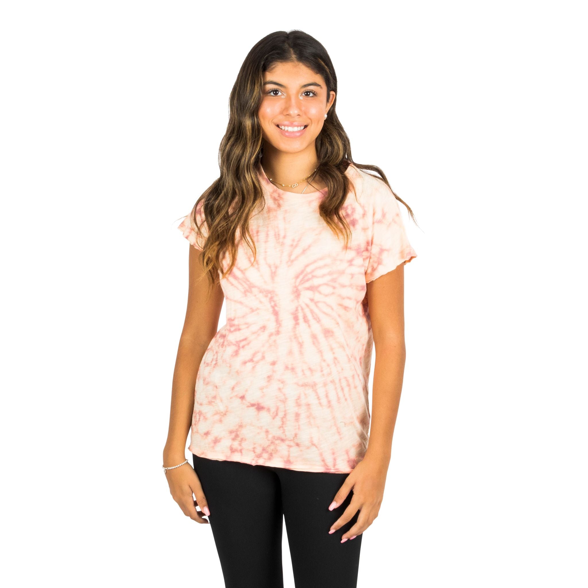 Penny Sienna Swirl Tie Dye Tee - Denny's