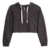 Peyton Rose Gold Zipper Hoodie - Denny's