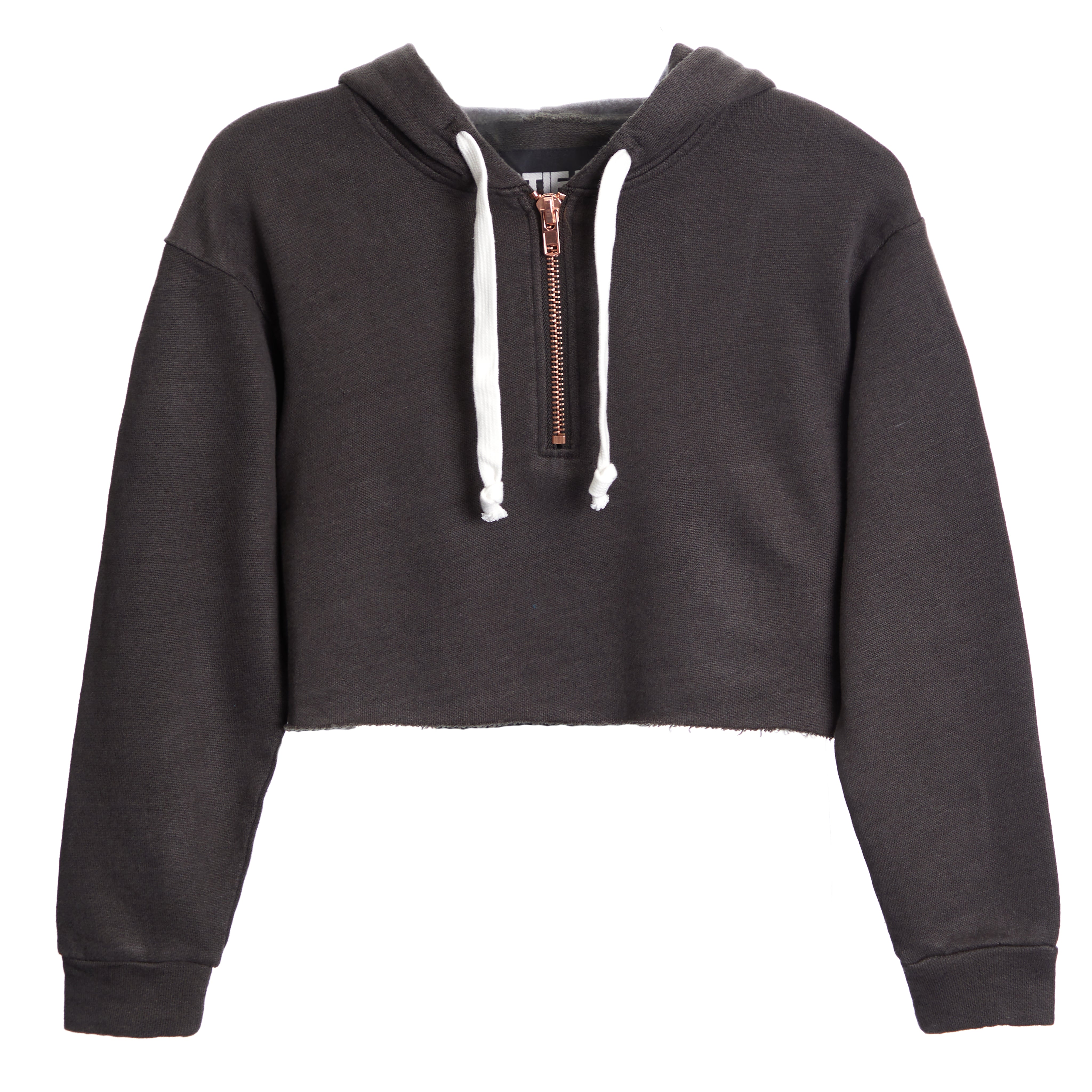 Peyton Rose Gold Zipper Hoodie - Denny's
