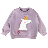 Long Sleeve Unicorn Sweatshirt - Denny's