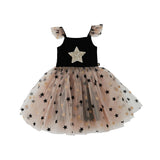 Gold Star Frill Mia Tutu Dress - Denny's