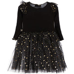 Gold Star Frill Tutu Dress - Denny's