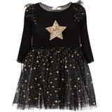Gold Star Frill Tutu Dress - Denny's