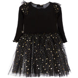 Gold Star Frill Tutu Dress - Denny's