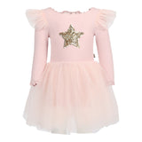 Gold Sequin Star Frill Tutu Dress - Denny's