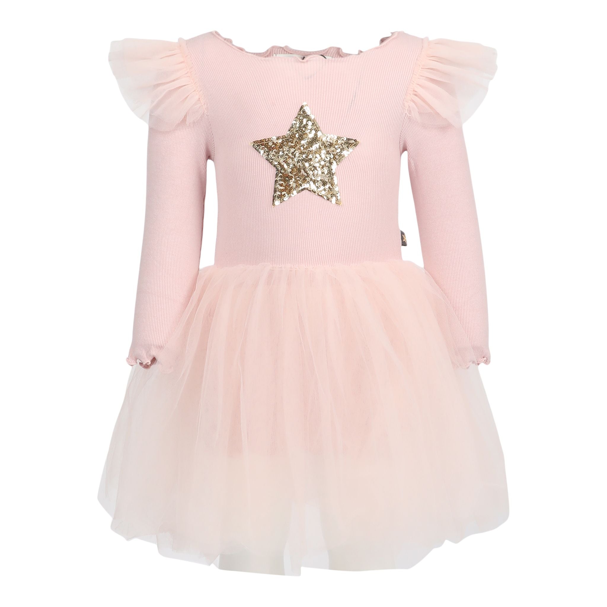 Gold Sequin Star Frill Tutu Dress - Denny's
