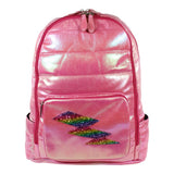 Hot Pink Hologram Lightning Bolt Backpack - Denny's