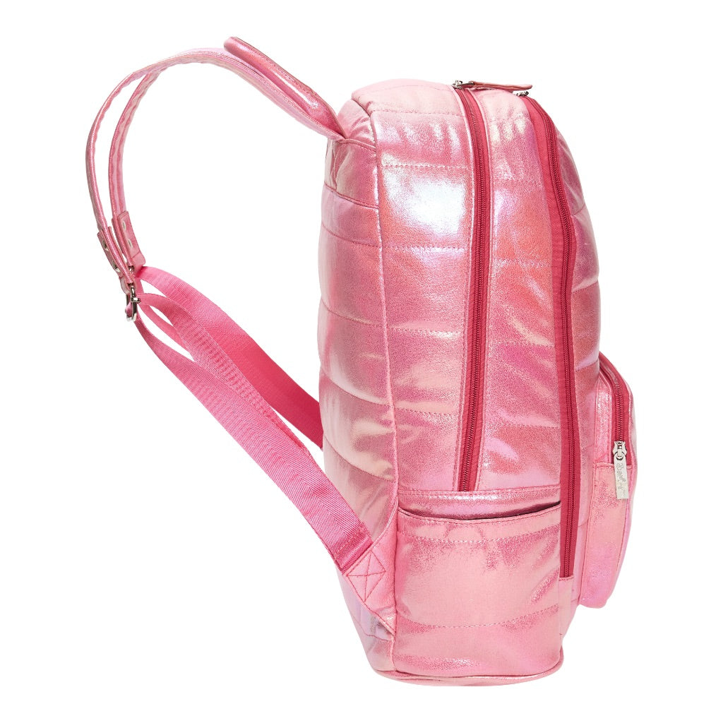 Hot Pink Hologram Lightning Bolt Backpack - Denny's
