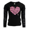 Twofer Burnout with Neon Pink Hearts - Denny's
