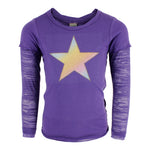Twofer Burnout with Ombre Star - Denny's