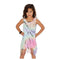 Pastel Tie Dye Jersey Fringe Dress - Denny's