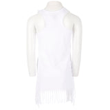 Jersey Fringe Dress with Rainbow Candy - Denny's