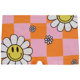 Pink & Orange Daisy Check Boy Shorts - Denny's