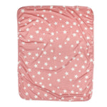 White Stars Pink  Blanket - Denny's