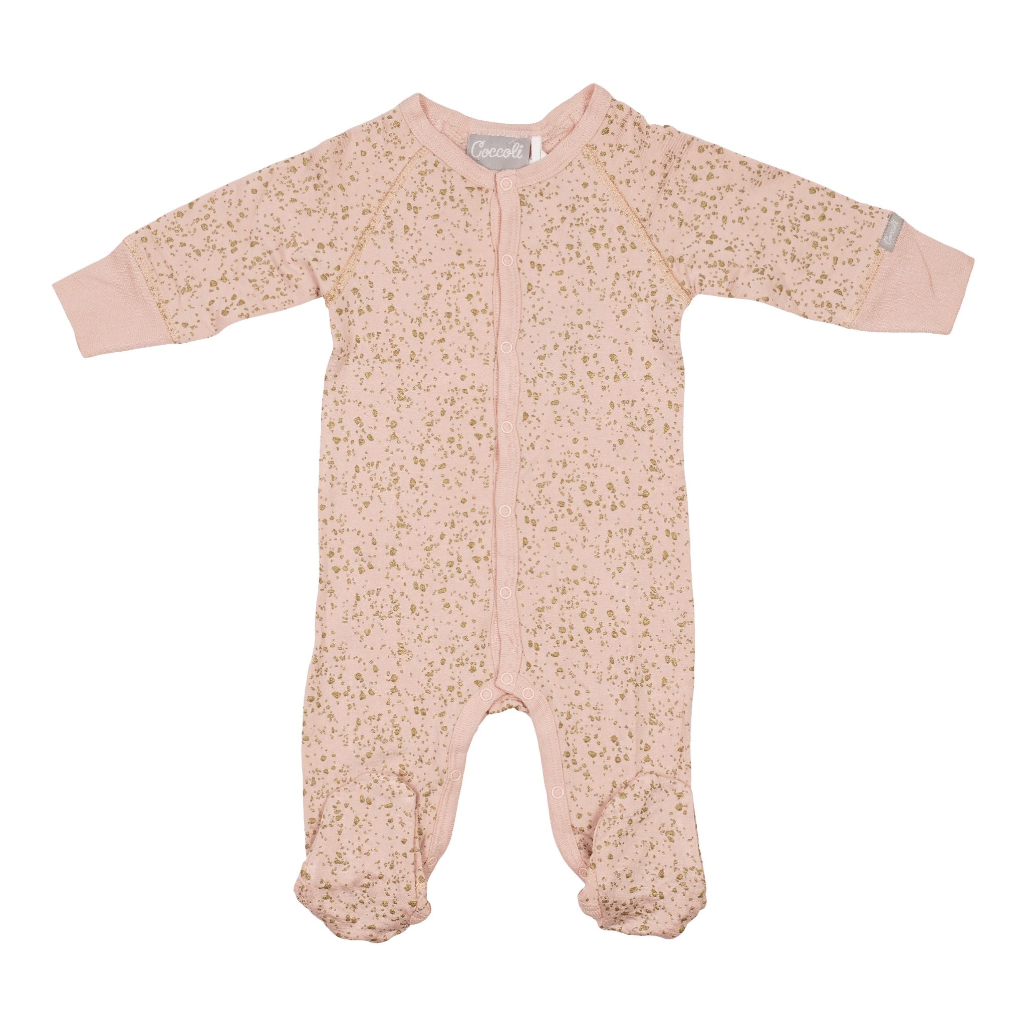 Pink & Gold Footie - Denny's