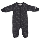 Slate and Metallic Silver Footie - Denny's