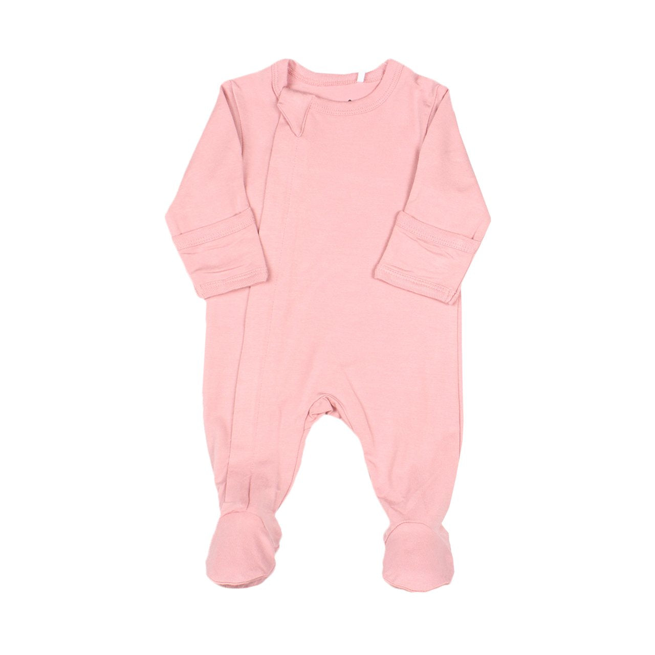 Silver Pink Footie - Denny's