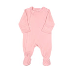 Silver Pink Footie - Denny's