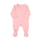 Silver Pink Footie - Denny's