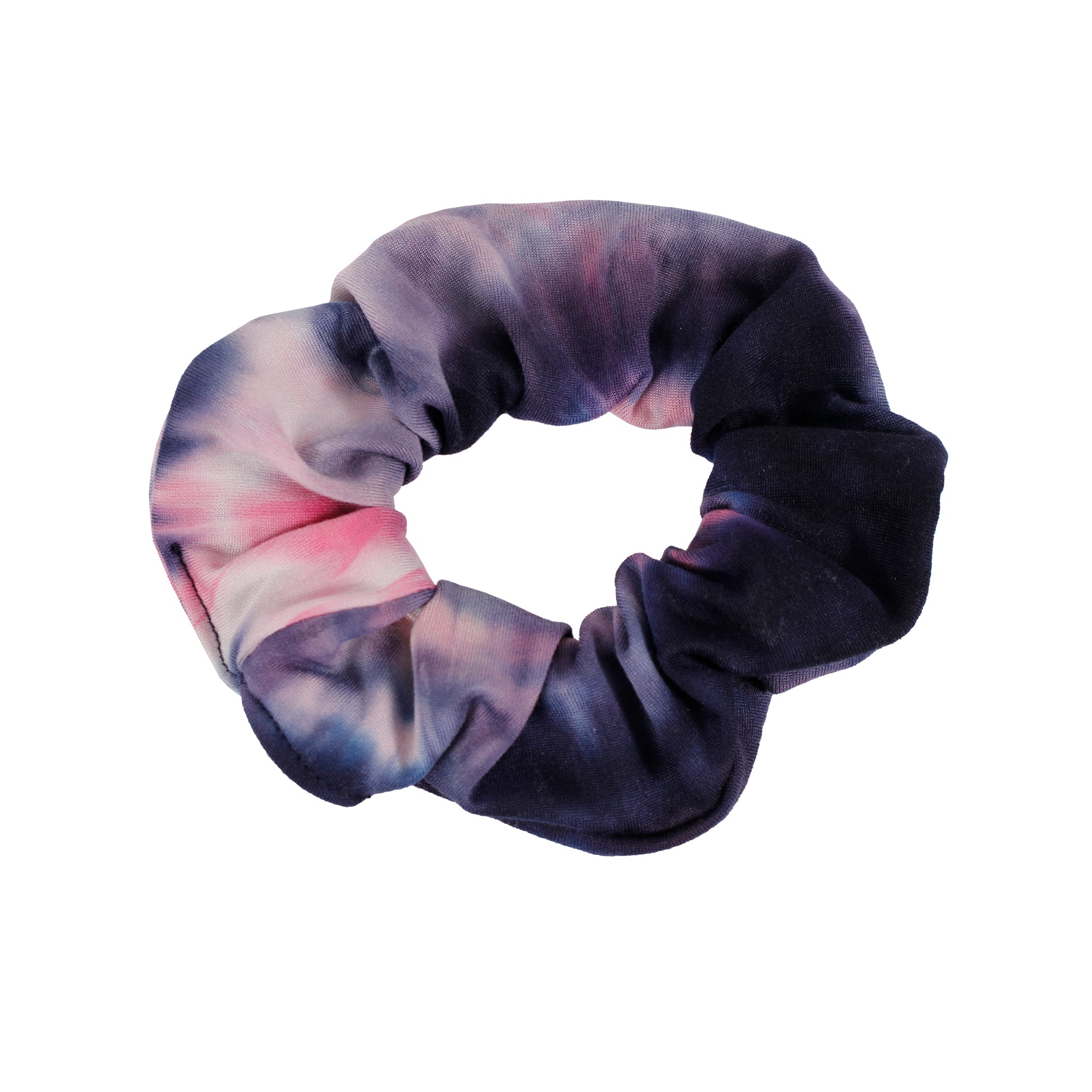 Soft Tie Dye Scrunchie Navy Pink White - Denny's