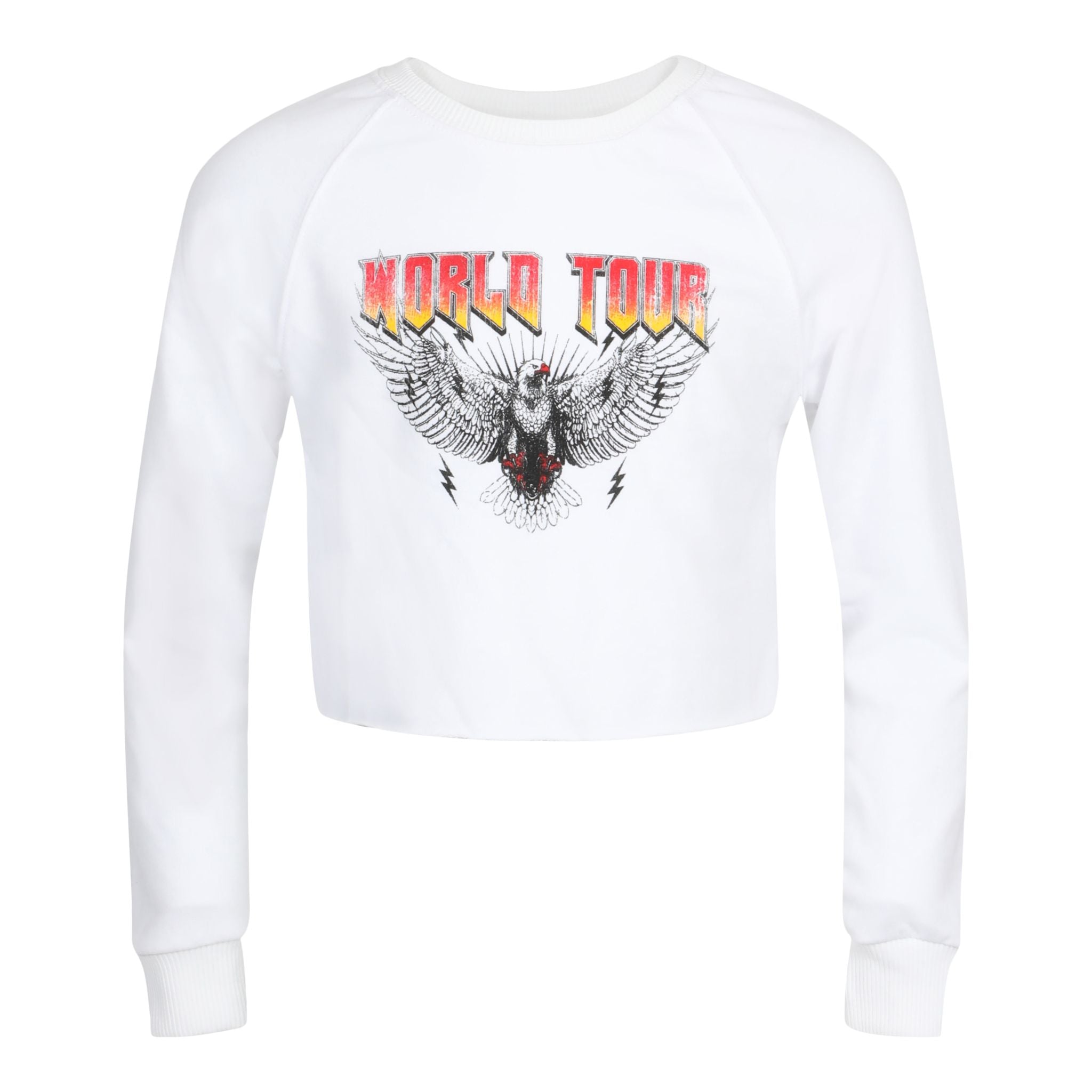 World Tour Eagle Crop Sweatshirt - Denny's