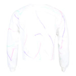 Happy Face Splatter Crop Sweatshirt - Denny's