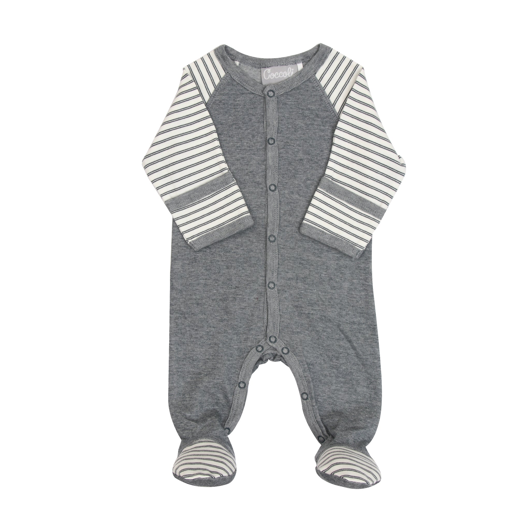 Stripe Footie - Denny's