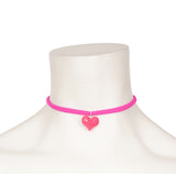 Puff Resin Heart Choker - Denny's