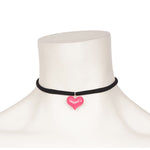 Puff Resin Heart Choker - Denny's
